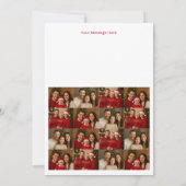 create your own Christmas Family Card (Rückseite)