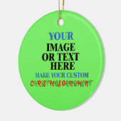 Create Your Own Christmas Gift: Personalized Keramik Ornament (Links)
