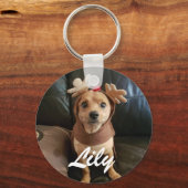 create your own Christmas keyring Schlüsselanhänger (Vorderseite)