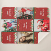 Create Your Own Christmas Photo Collage Sherpadecke (Vorderseite (Horizontal))