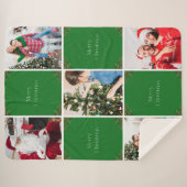 Create Your Own Christmas Photo Collage Sherpadecke (Vorderseite (Horizontal))