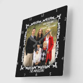 CREATE YOUR OWN CLOCK QUADRATISCHE WANDUHR (Winkel)