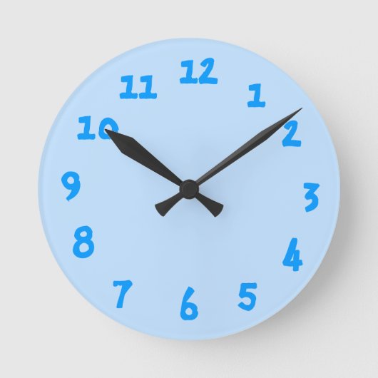 Create Your Own Clock Runde Wanduhr (Vorderseite)