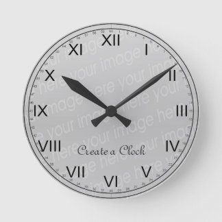Create Your Own Clock - Style 6 Runde Wanduhr