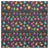 Create Your Own Colorful Altar Candles Black Stoff (Muster)