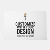 Create Your Own Company Branded Custom Minimalist Fußmatte (Vorderseite)