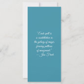 Create Your Own Cozy Highland Calf Bookmark Card (Rückseite)