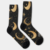 Create Your Own Crescent Moon Celestial Socken (Rechts)
