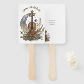 Create Your Own Crescent Moon Lullaby on Violin Fächer (Vorne und Hinten)