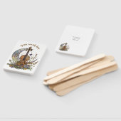 Create Your Own Crescent Moon Lullaby on Violin Fächer (Non-assembled)