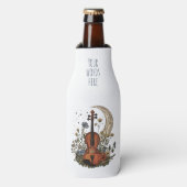 Create Your Own Crescent Moon Sonata on Violin Flaschenkühler (Flaschenvorderseite)