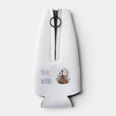 Create Your Own Crescent Moon Sonata on Violin Flaschenkühler (Rückseite)