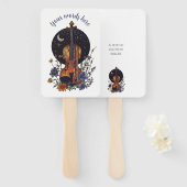 Create Your Own Crescent Moon Song on Violin Fächer (Vorne und Hinten)