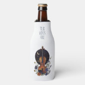 Create Your Own Crescent Moon Song on Violin Flaschenkühler (Flaschenvorderseite)