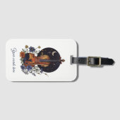 Create Your Own Crescent Moon Song on Violin Gepäckanhänger (Vorderseite (Horizontal))