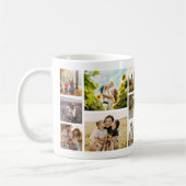 Create Your Own Custom 16 Photo Collage Kaffeetasse (Links)
