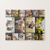 Create Your Own Custom 16 Photo Collage Puzzle (Horizontal)