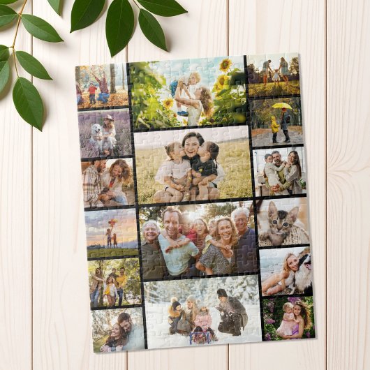Create Your Own Custom 16 Photo Collage Puzzle