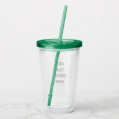 Create Your Own Custom 16oz Tumbler Acryltrinkbecher (Rückseite)