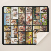 Create Your Own Custom 24 Photo Collage Sherpadecke (Vorderseite (Horizontal))