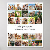 Create Your Own Custom 25 Photo Collage Poster (Vorne)