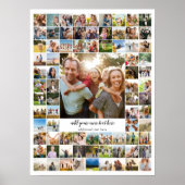 Create Your Own Custom 79 Photo Collage Poster (Vorne)