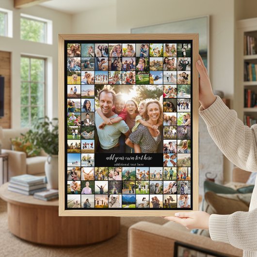 Create Your Own Custom 79 Photo Collage Poster