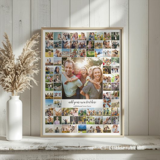 Create Your Own Custom 79 Photo Collage Poster