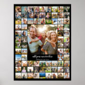 Create Your Own Custom 79 Photo Collage Poster (Vorne)