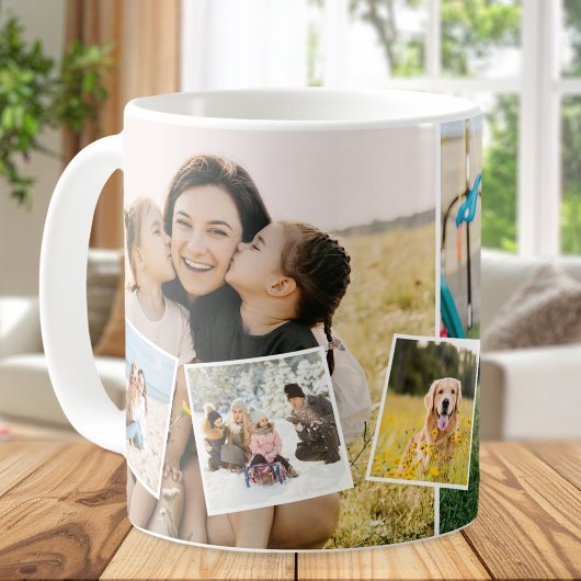 Create Your Own Custom 7 Photo Collage Kaffeetasse