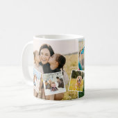 Create Your Own Custom 7 Photo Collage Kaffeetasse (Vorderseite Links)