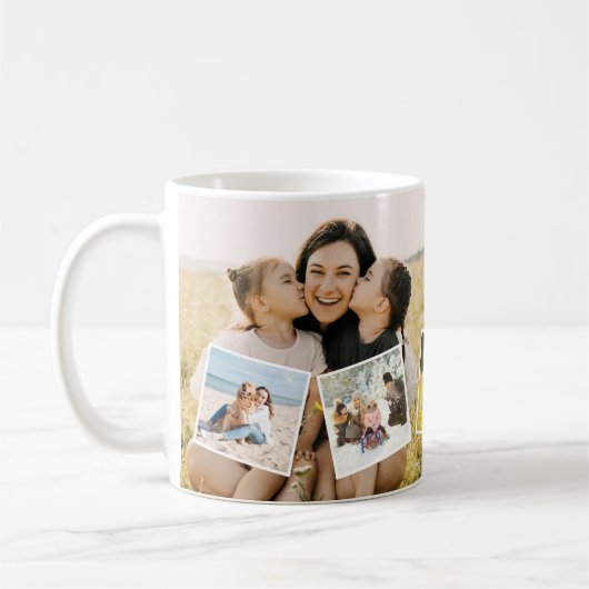 Create Your Own Custom 7 Photo Collage Kaffeetasse (Links)