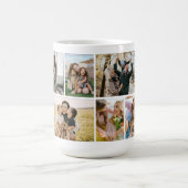 Create Your Own Custom 8 Photo Collage Kaffeetasse (Mittel)