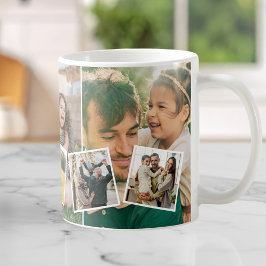 Create Your Own Custom 8 Photo Collage Kaffeetasse