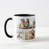 Create Your Own Custom 8 Photo Collage Tasse (Links)
