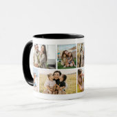 Create Your Own Custom 8 Photo Collage Tasse (Vorderseite Links)