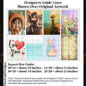 Create Your Own Custom 8 Photo Portrait Decoupage Seidenpapier