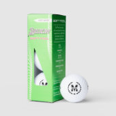 Create Your Own Custom Branded Monogram Golfball (Verpackung)