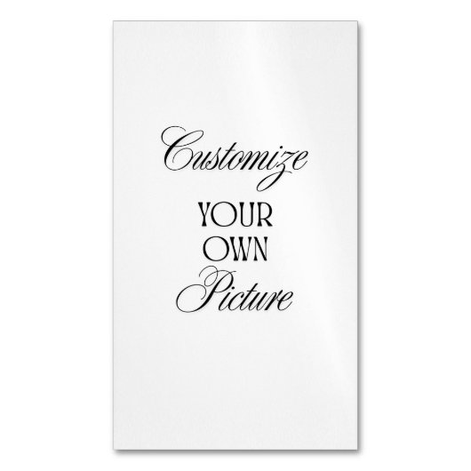 Create Your Own Custom Business Card Magnet (Vorderseite Vertikal)