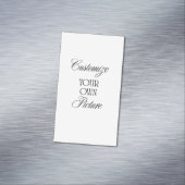 Create Your Own Custom Business Card Magnet (Beispiel)