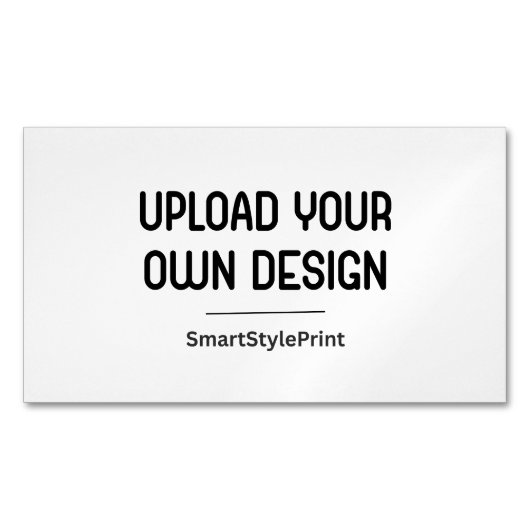 Create Your Own Custom Business Card Magnet (Vorderseite)