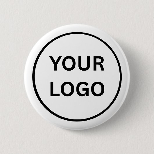 Create Your Own Custom Business Logo2¼ Inch Button (Vorderseite)