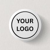 Create Your Own Custom Business Logo 1¼ Inc Button (Vorderseite)