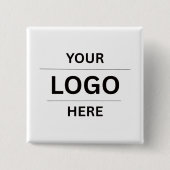 Create Your Own Custom Business Logo Button (Vorderseite)