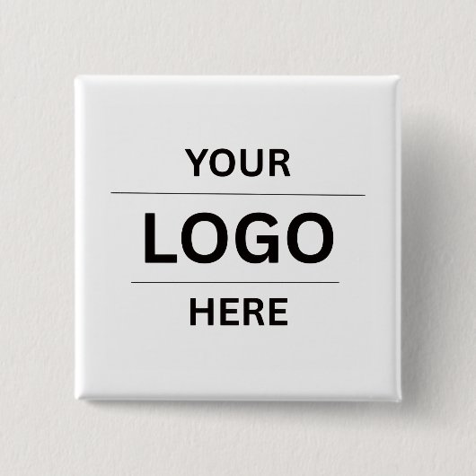 Create Your Own Custom Business Logo Button (Vorderseite)