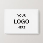 Create Your Own Custom Business Logo Button (Vorderseite)