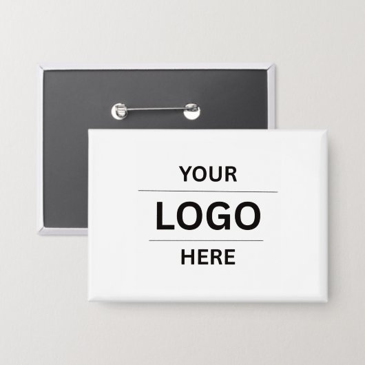 Create Your Own Custom Business Logo Button (Vorderseite/Rückseite)