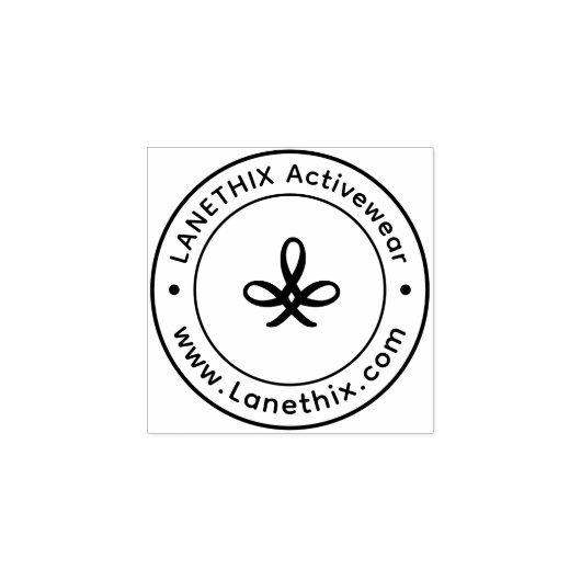 Create Your Own Custom Business Logo Rubber Stamp Gummistempel (Prägung)