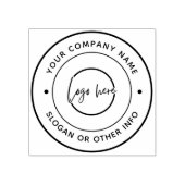 Create Your Own Custom Business Logo Rubber Stamp Gummistempel (Prägung)