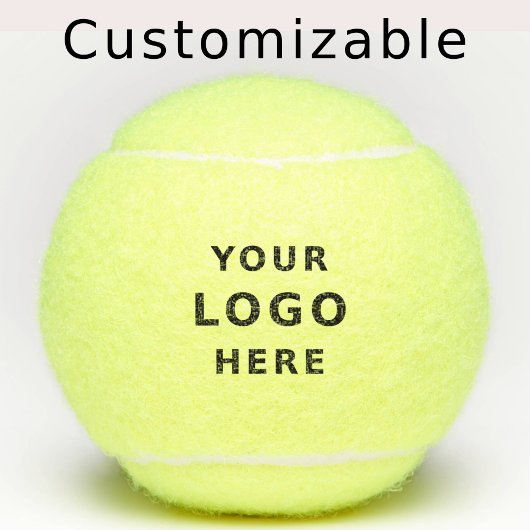 Create Your Own Custom Business Logo Tennisbälle